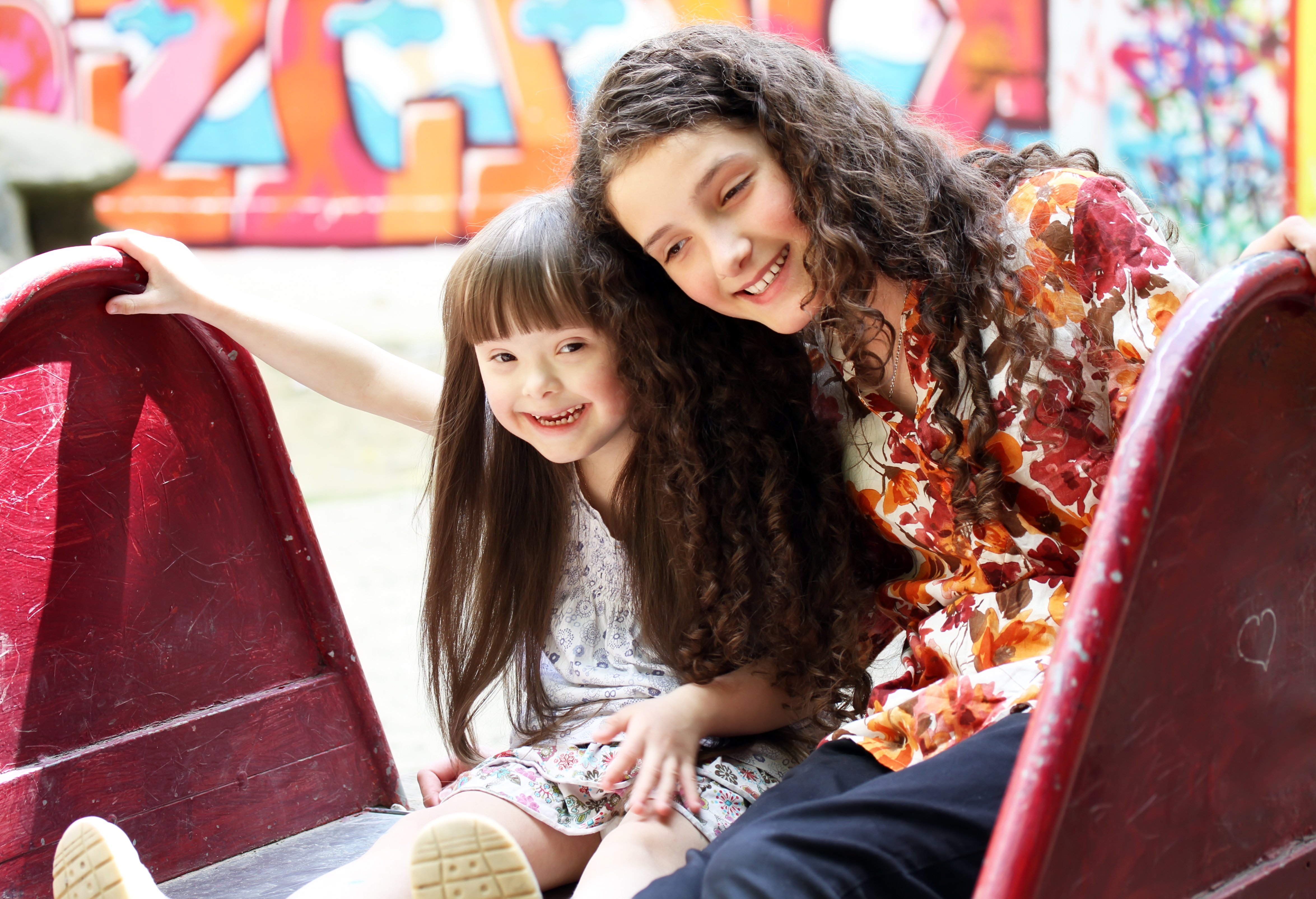 portrait-beautiful-young-girls-playground