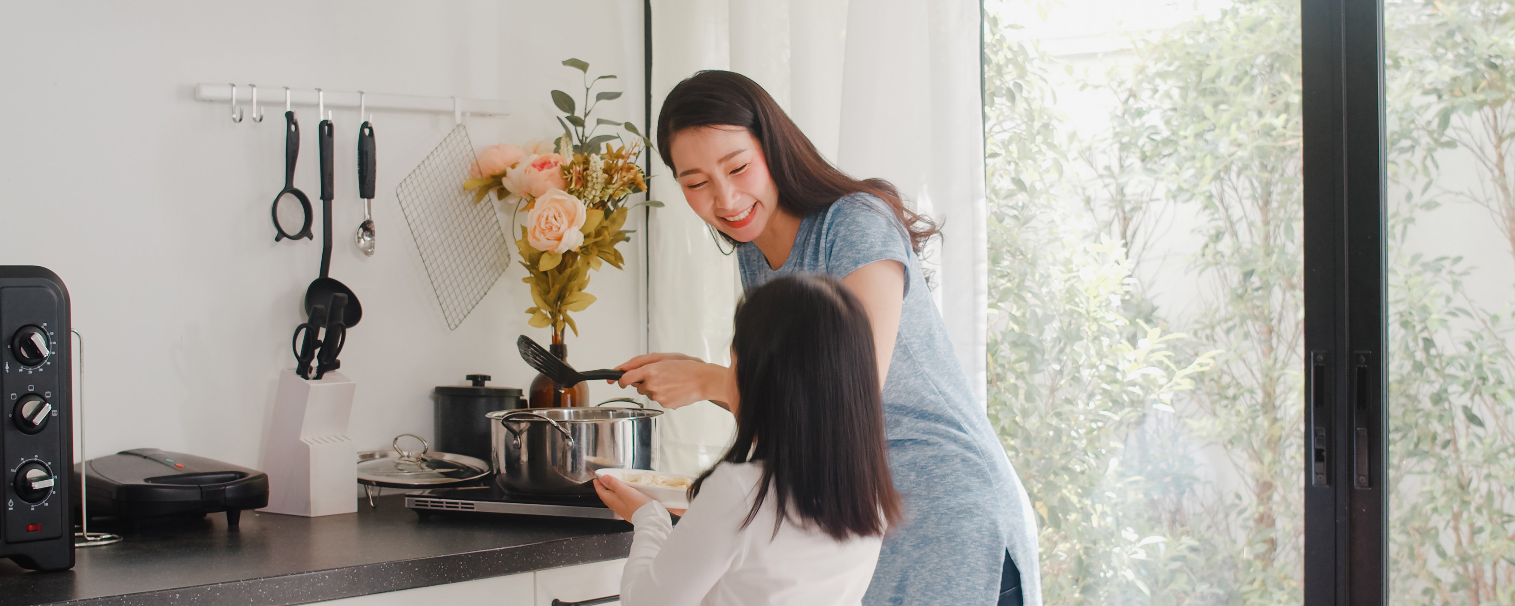 young-asian-japanese-mom-daughter-cooking-home-lifestyle-women-happy-making-pasta-spaghetti-together-breakfast-meal-modern-kitchen-house-morning-1